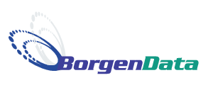 Logo til BorgenData, PC verksted i Sarpsborg, Borgenhaugen